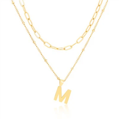 Dvostruko slojna početna ogrlica