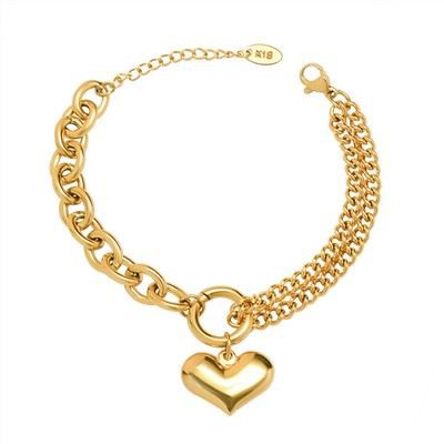 Heart Chain Link narukvica