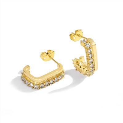 Naušnice sa duplim obručem