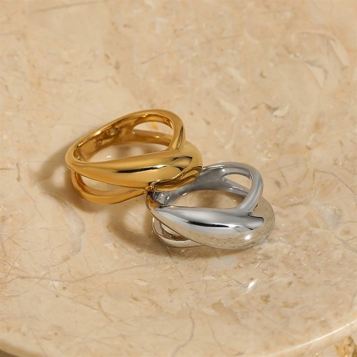 Creative Irregular Cross Ring suppliers