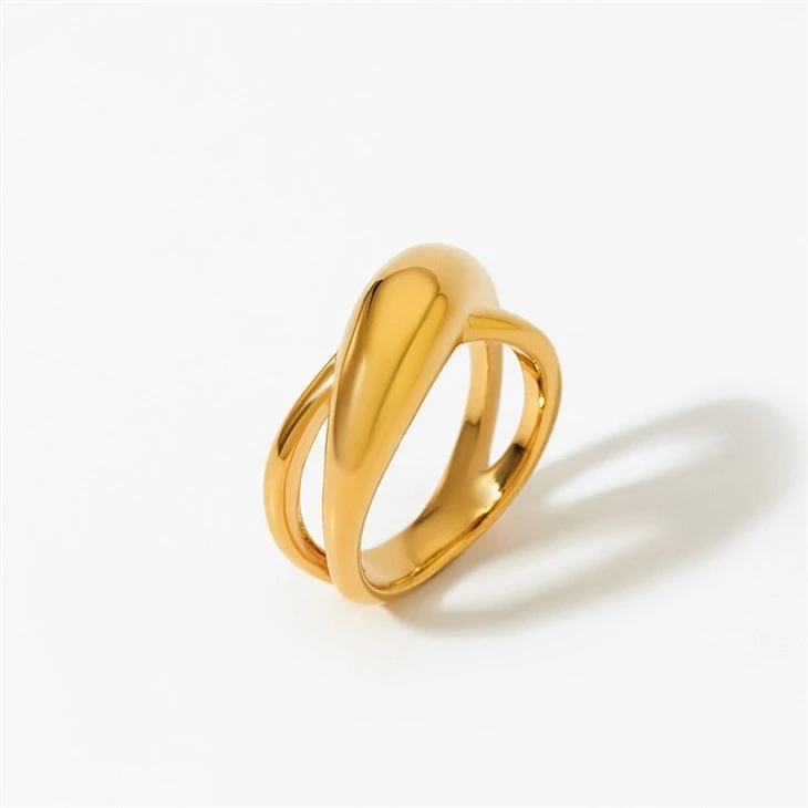 Creative Irregular Cross Ring factory