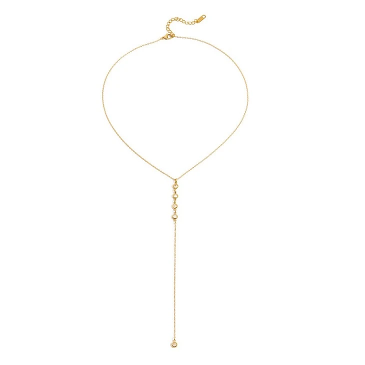 CZ Y Shaped Necklace high quality