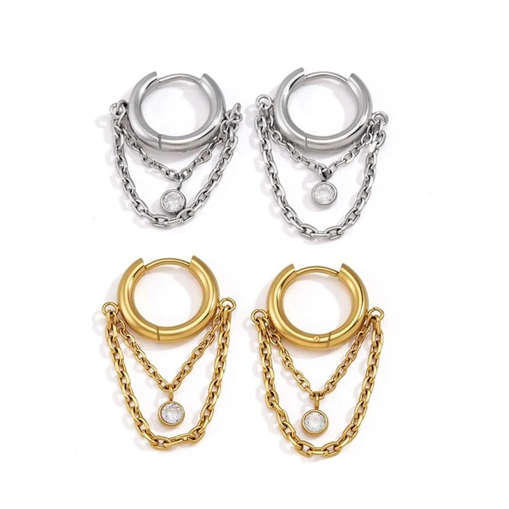 Modern Layer Chain Hoops suppliers