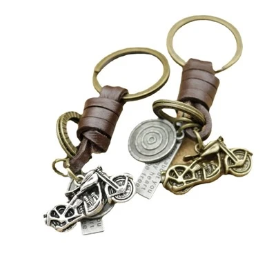 Steampunk privjesak za motocikle|Privezak za bicikle od pletene kože