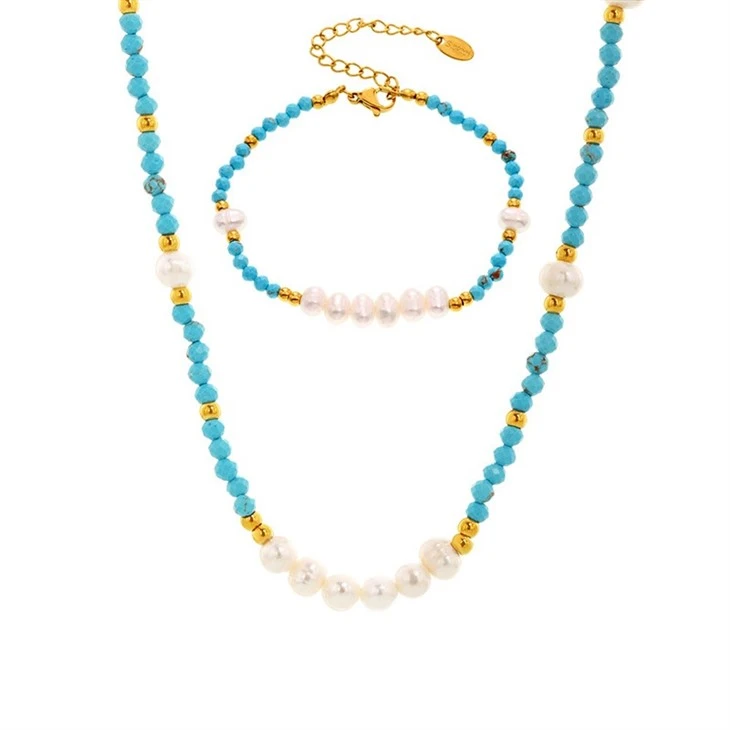 Turquoise Freshwater Pearl Bracelet price